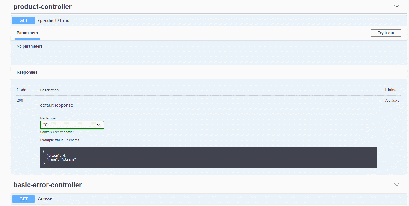 Swagger 运行效果